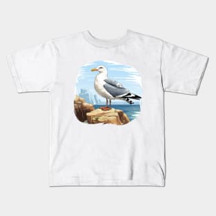 Cute Seagull Kids T-Shirt